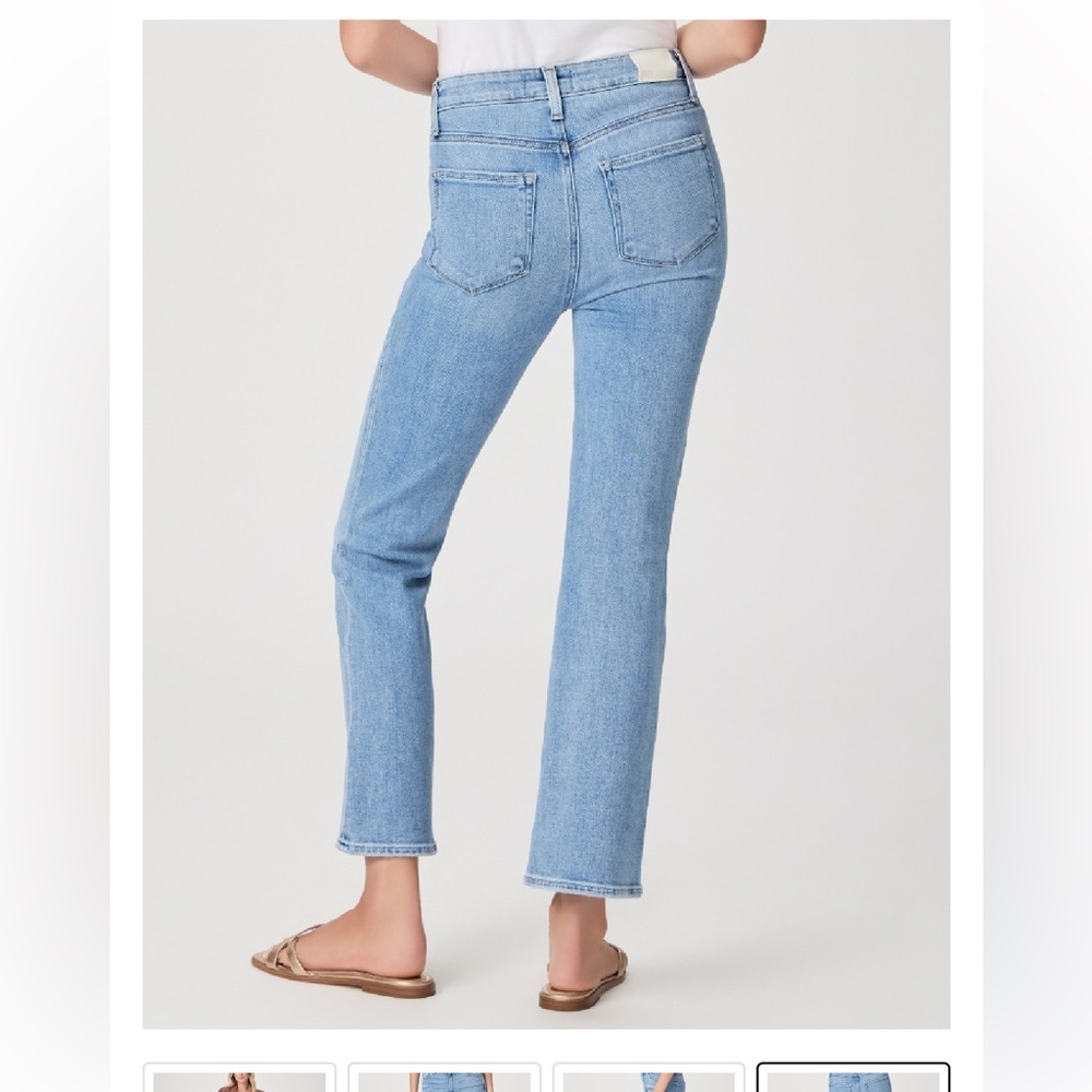 Paige Claudine Light Blue Women's Jeans - Picture 3 of 4
